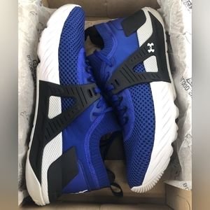 Under Armour Project Rock 4 Blue Mens Size 8  Training Sneaker 3023695-400